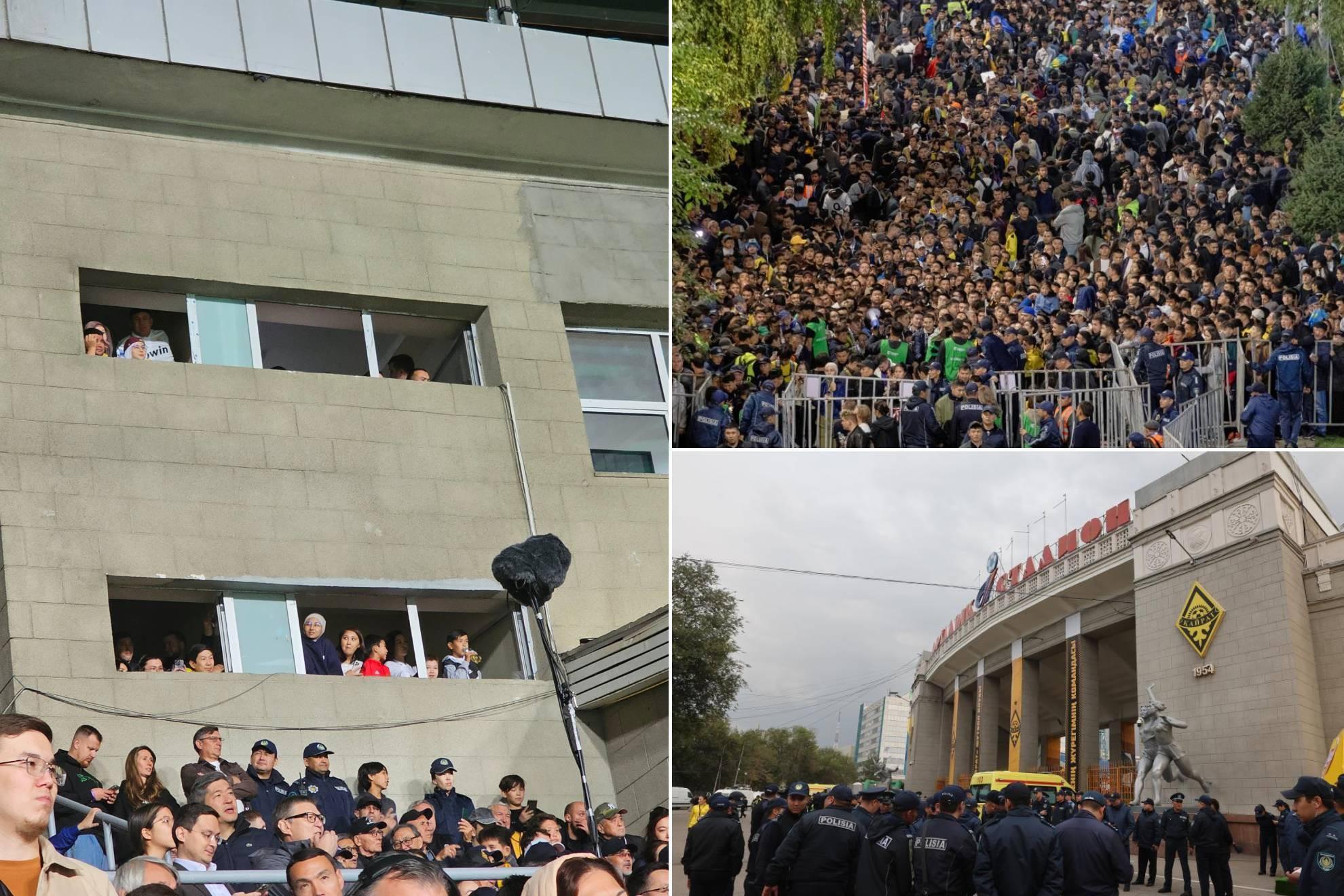 欧冠激战：阿拉木图迎皇马，球场设施老旧致现场混乱