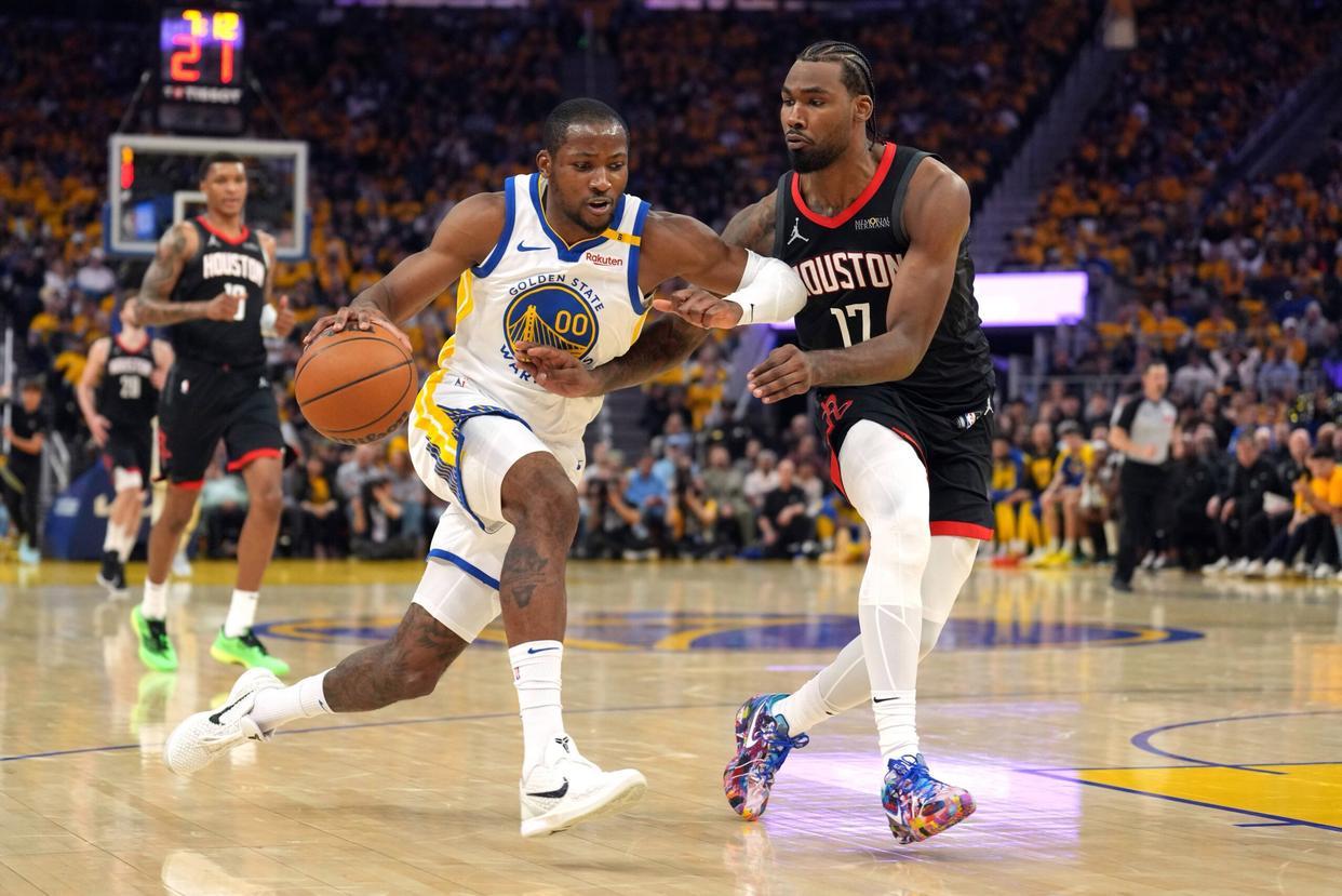 库明加续约勇士，小库里加盟，NBA最老首发阵容引热议
