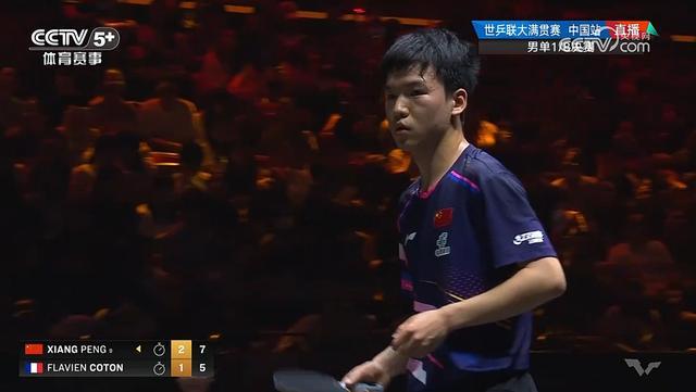 WTT中国大满贯：向鹏3-1力克科顿 八强战将迎战雨果