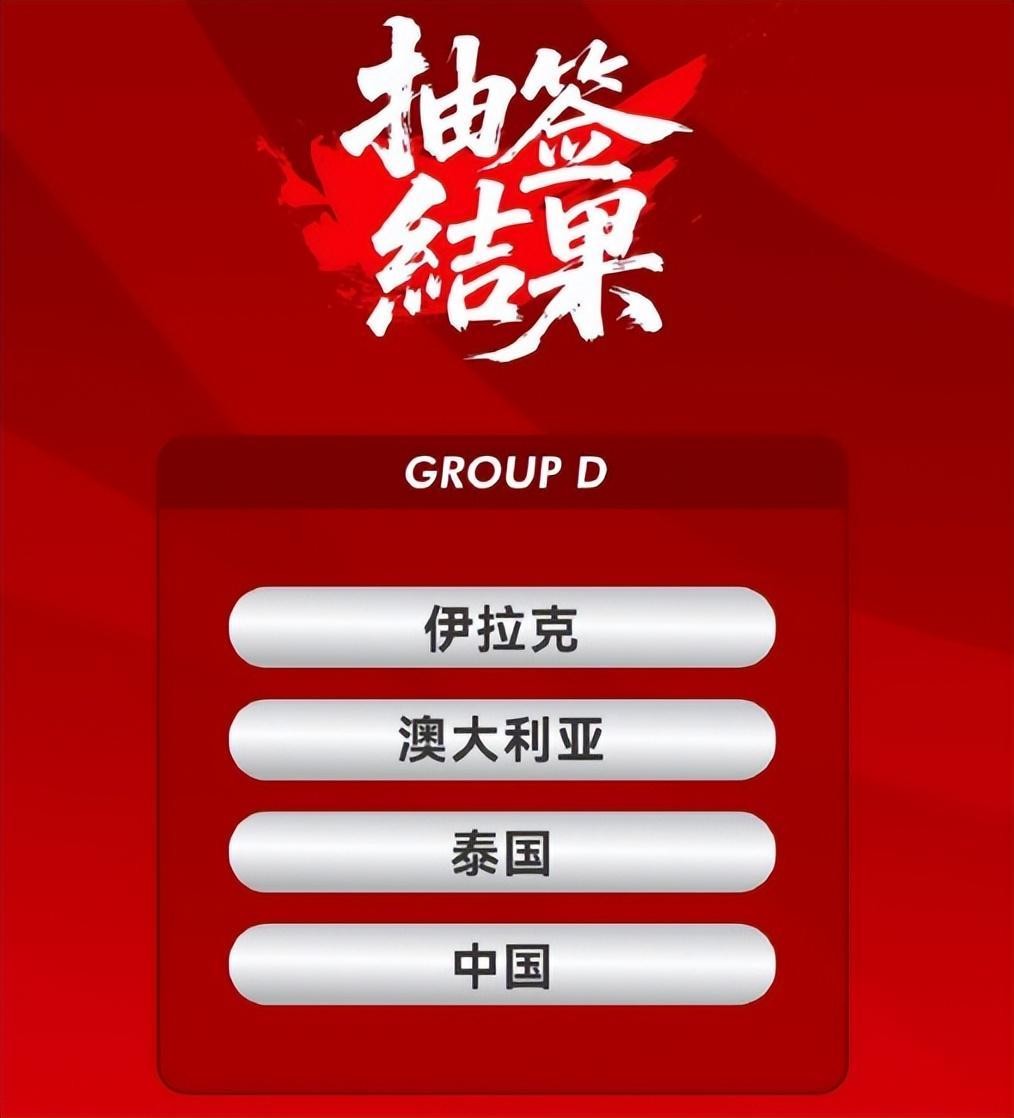 U23亚洲杯分组揭晓：国足D组出线可期，再战澳洲成关键