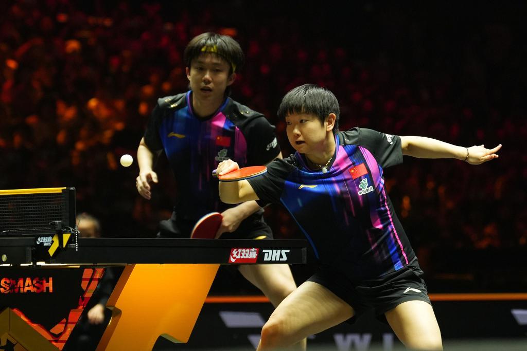 王楚钦孙颖莎3-0横扫巴西组合，国乒提前包揽WTT大满贯混双冠亚军