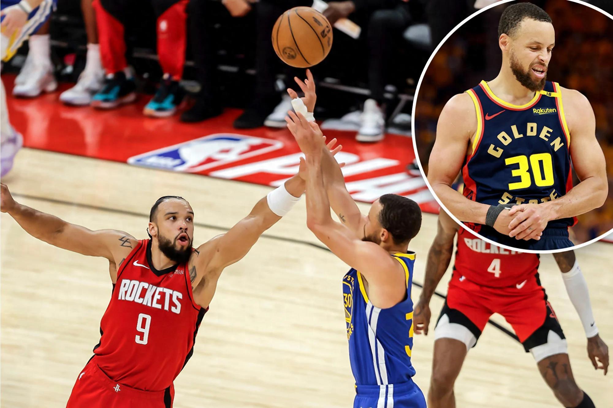 NBA新规：击掌防守成犯规，火箭狄龙防守库里成典型案例