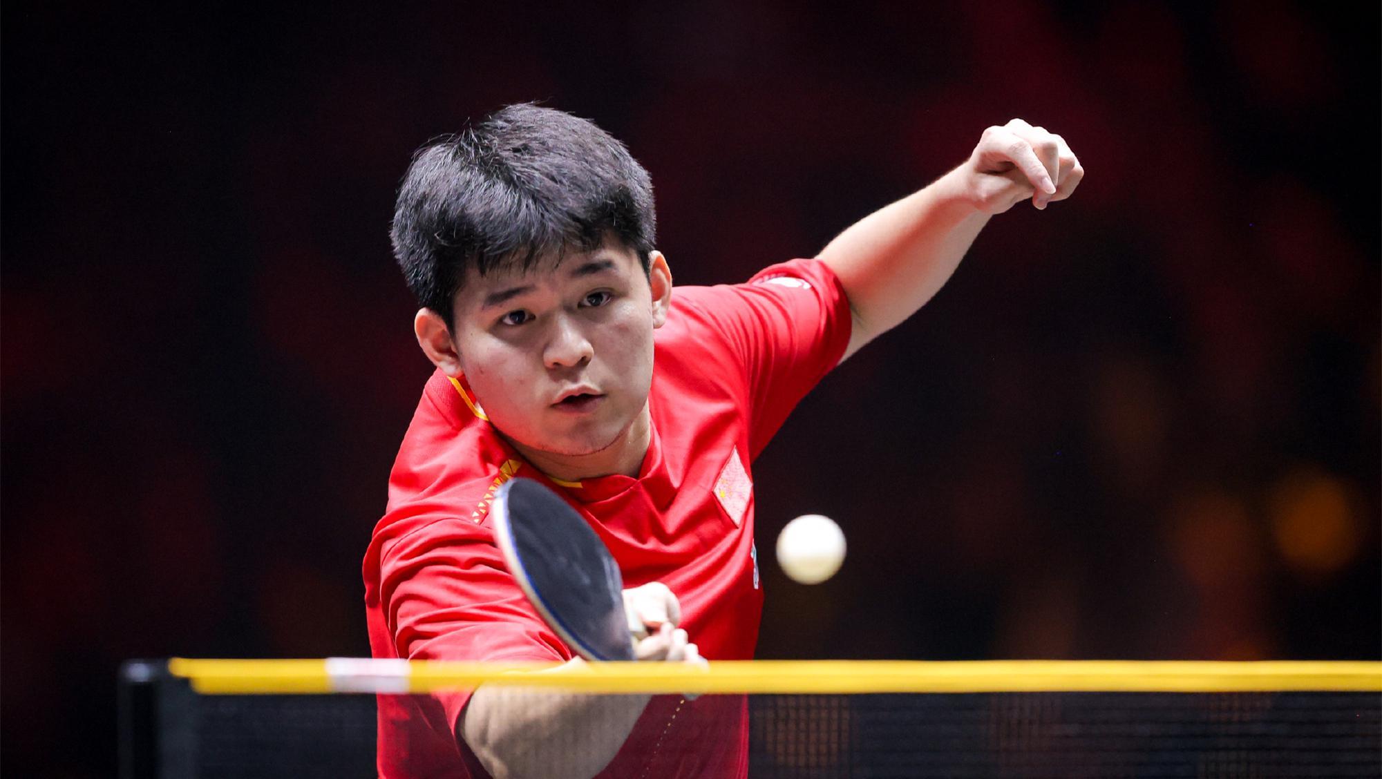 国乒20岁新星林诗栋4-0横扫日乒名将，双线争冠显实力