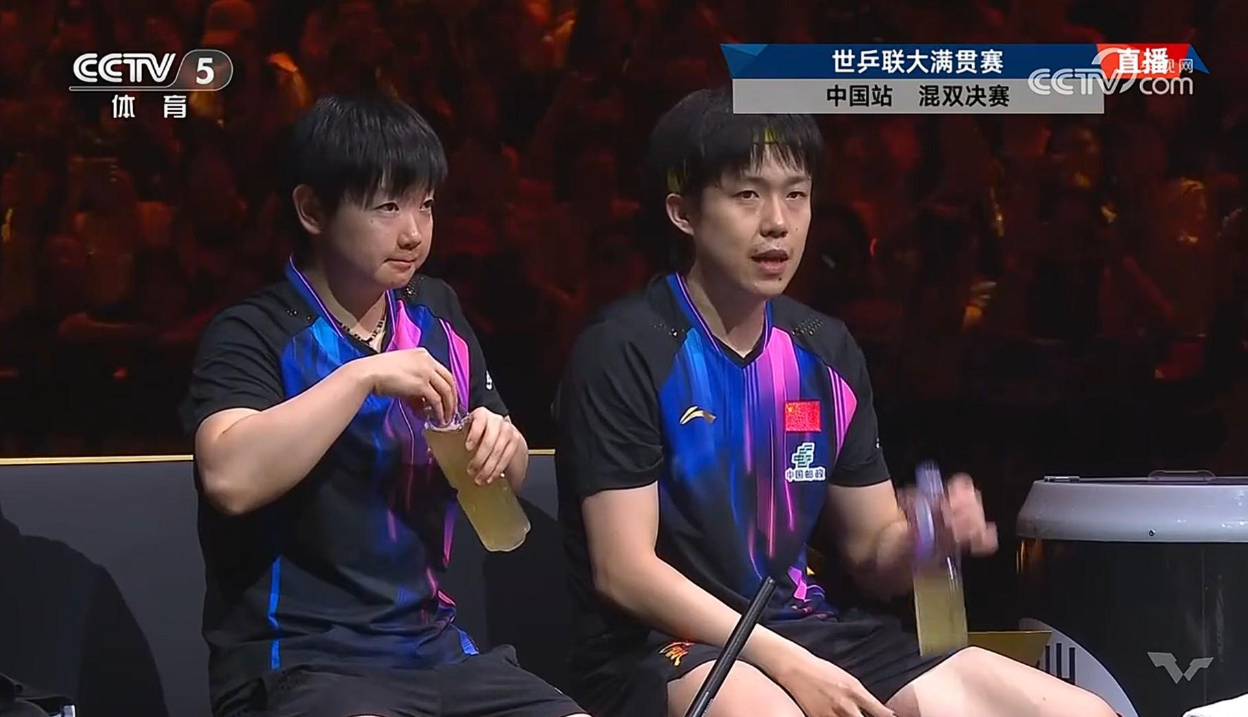 王楚钦/孙颖莎3-0完胜黄友政/陈熠，再夺WTT中国大满贯混双桂冠