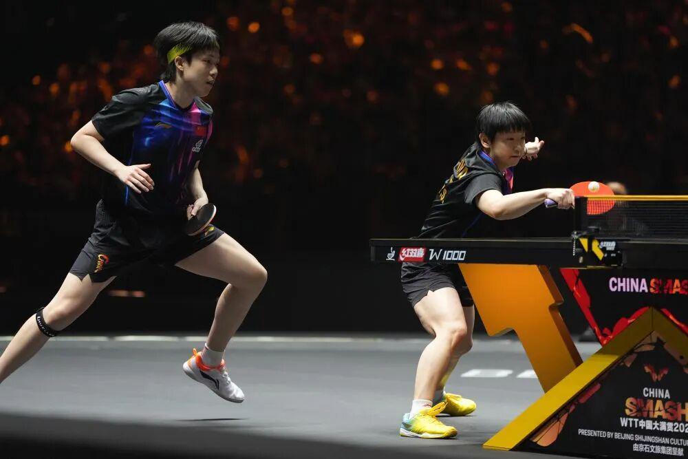 WTT中国大满贯混双夺冠！“莎头”组合3-0完胜赛后复盘