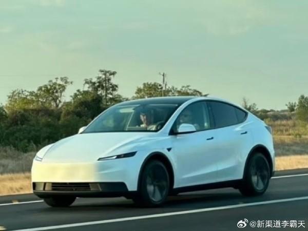 特斯拉Model Y廉价版实拍图曝光：取消一体式灯带，配置精简
