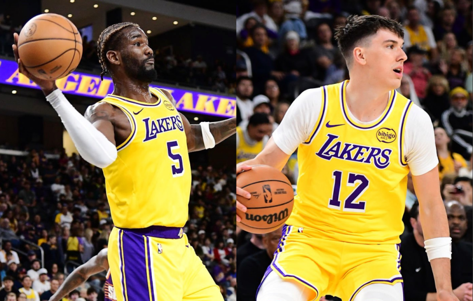 湖人季前赛首战：艾顿首秀1分藏亮点，拉拉维亚成攻防枢纽