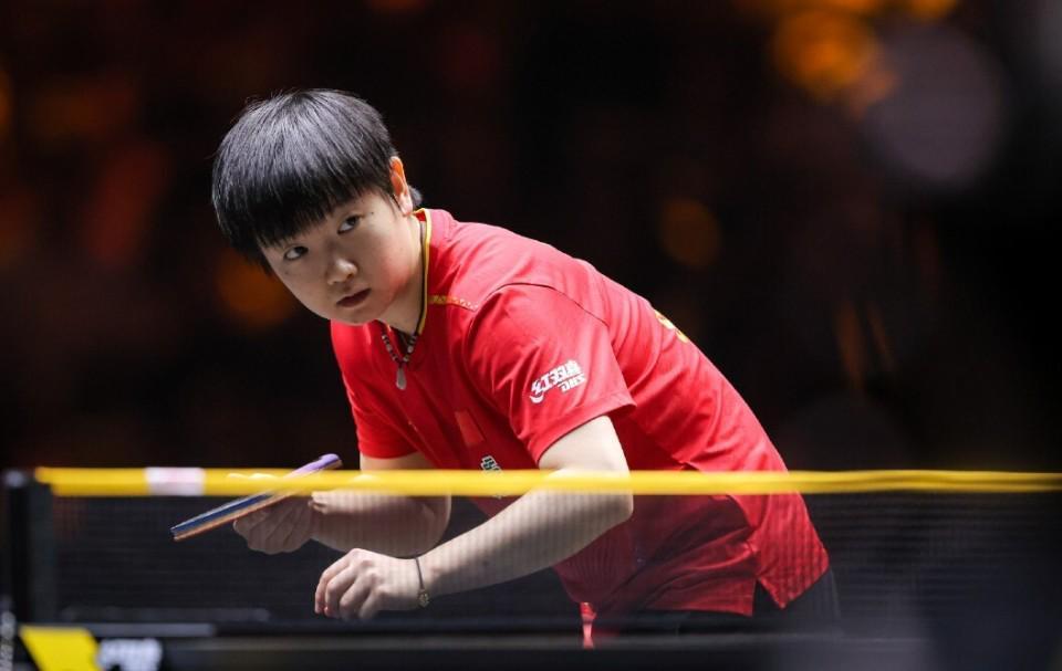 孙颖莎4-2力克陈幸同，WTT中国大满贯女单决赛锁定席位