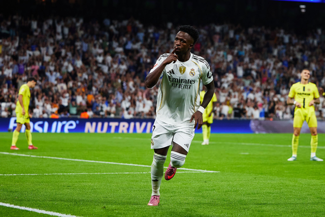 皇马3-1力克比利亚雷亚尔 熊皇双响姆巴佩传射登顶西甲