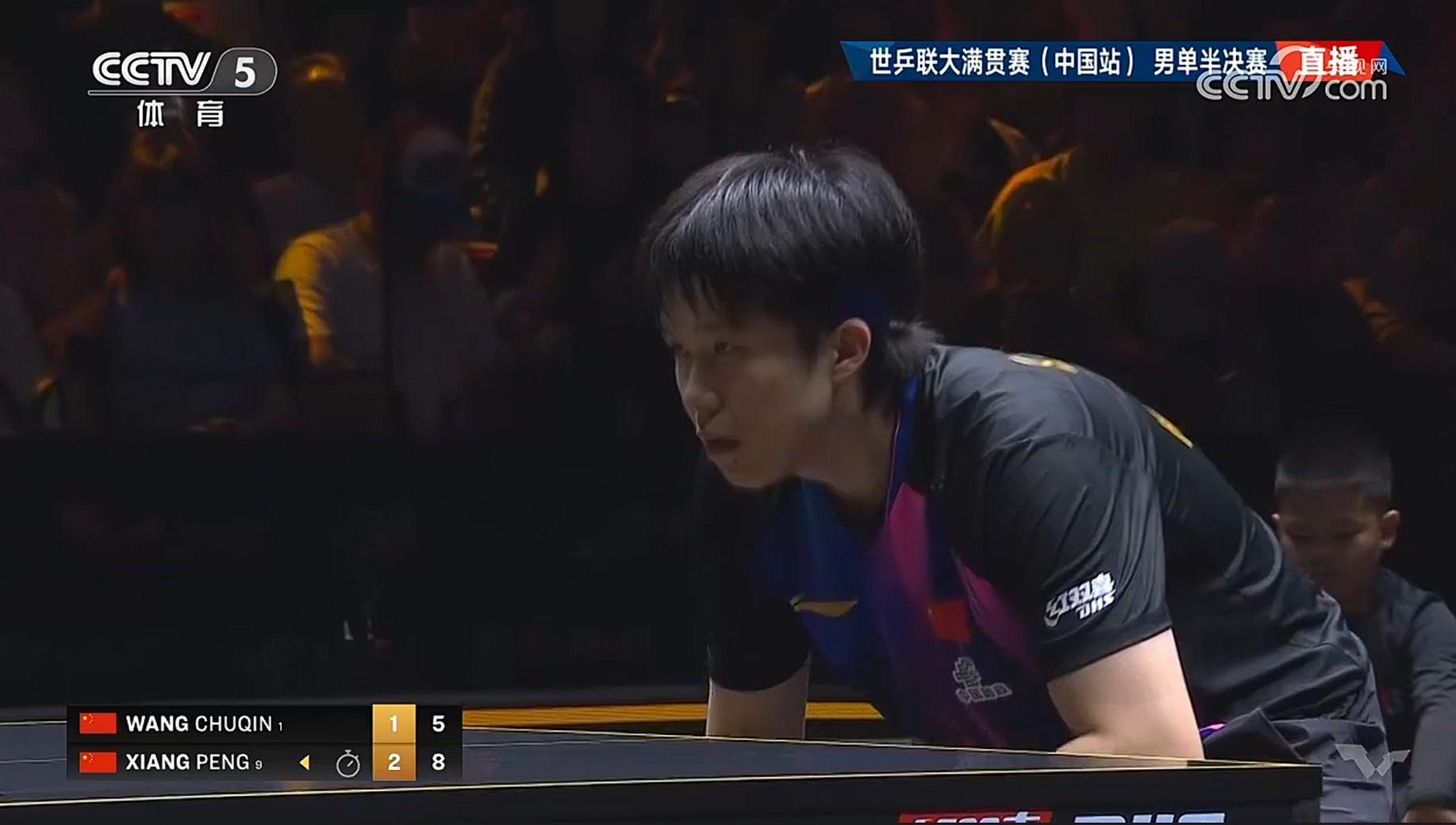 王楚钦4-3险胜向鹏，晋级大满贯决赛将战F-勒布伦