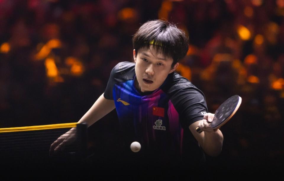 王楚钦4-0横扫F-勒布伦 勇夺中国大满贯男单三冠王