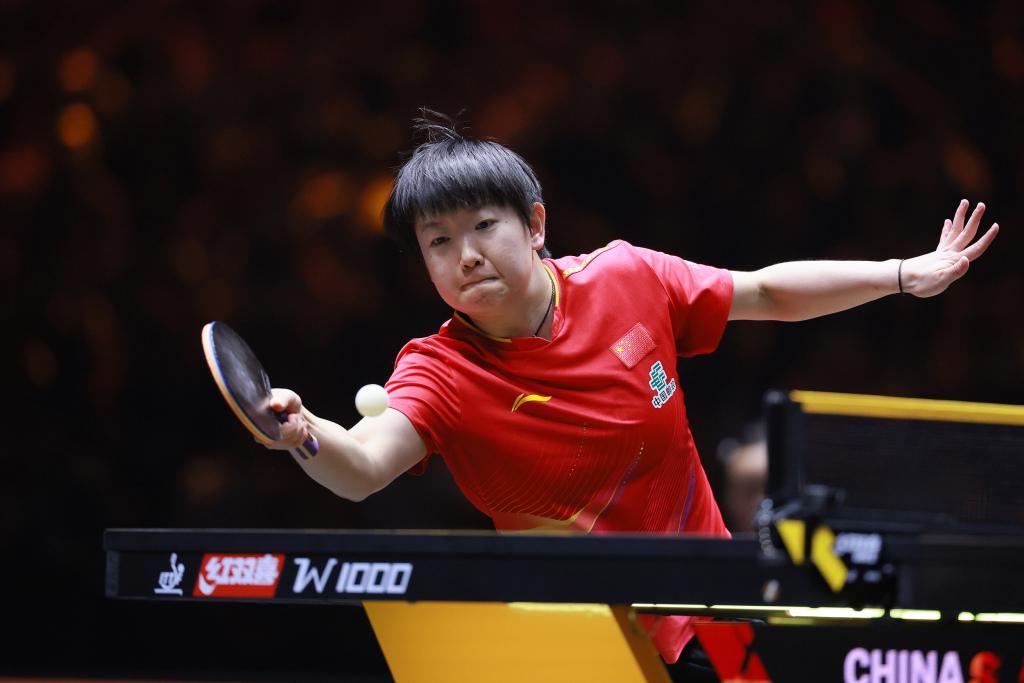 WTT中国大满贯女单决战：王曼昱力克孙颖莎夺冠