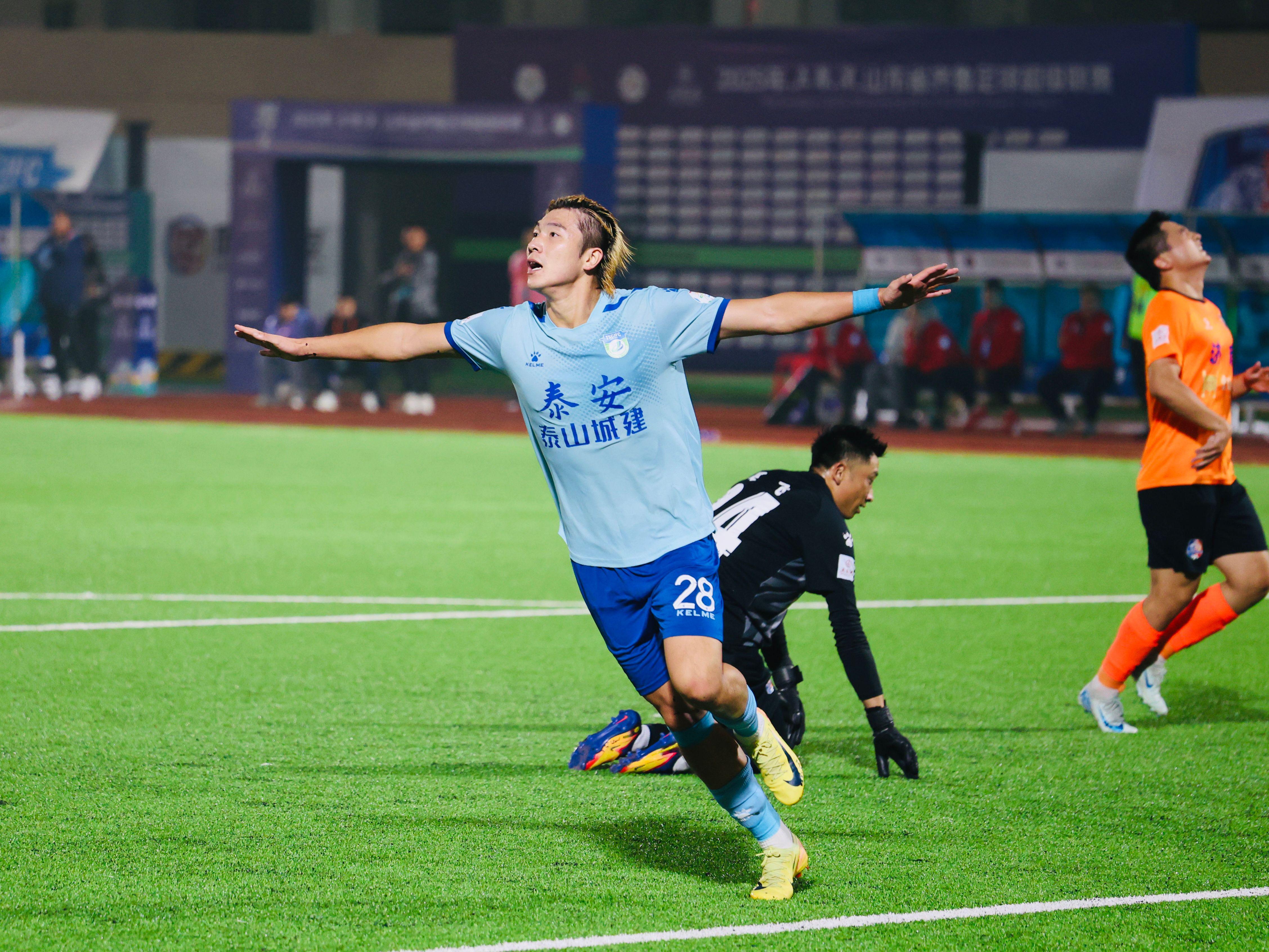 齐鲁超小组赛落幕：泰安3-0完胜济南联，白云飞双响建功