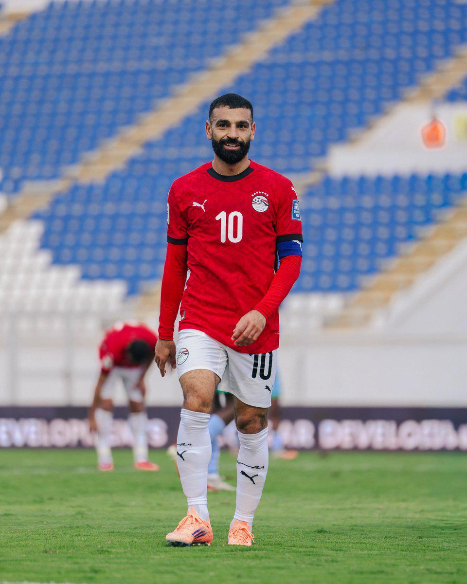 萨拉赫梅开二度助埃及提前晋级2026世界杯，利物浦官方祝贺