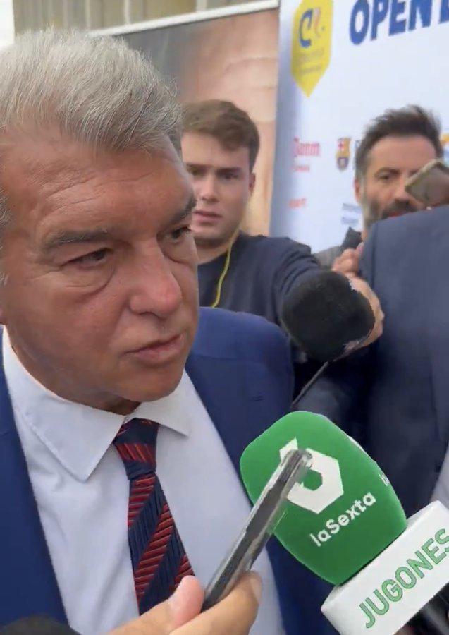 拉波尔塔：尊重德容反对意见，巴萨出海计划坚定不移