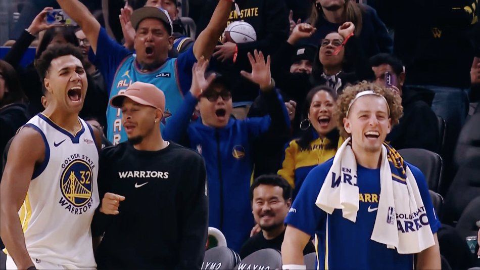 杨瀚森NBA季前赛首秀：6犯离场，勇士21分大逆转开拓者