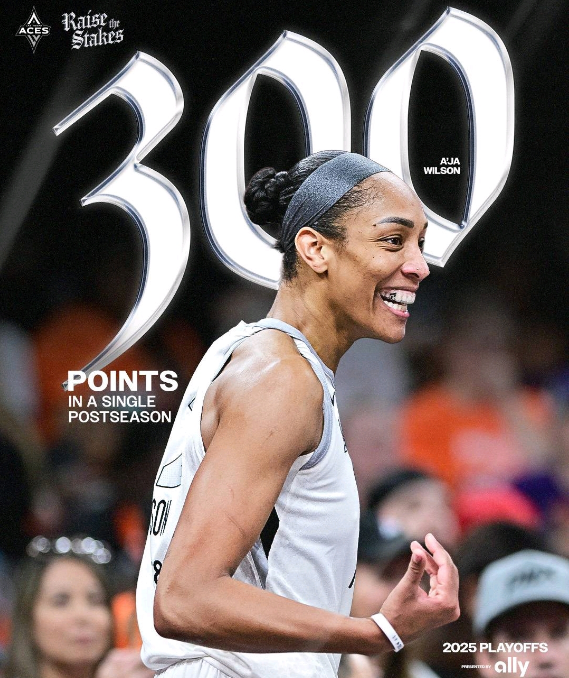 WNBA王牌4年3冠！横扫水星夺冠 威尔逊31+9创多项历史纪录