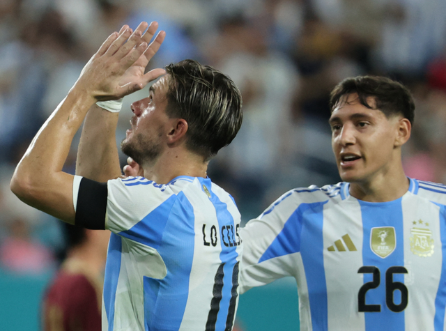 梅西现场观战！阿根廷1-0力克委内瑞拉 控球率70%全场压制