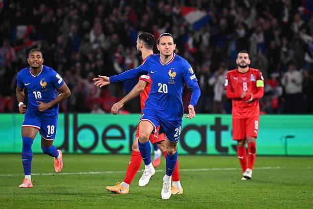 托万时隔6年4个月再破门，法国队3-0胜阿塞拜疆