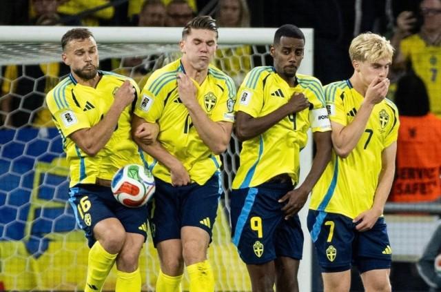 瑞典脆败：哲凯赖什+伊萨克=0射正