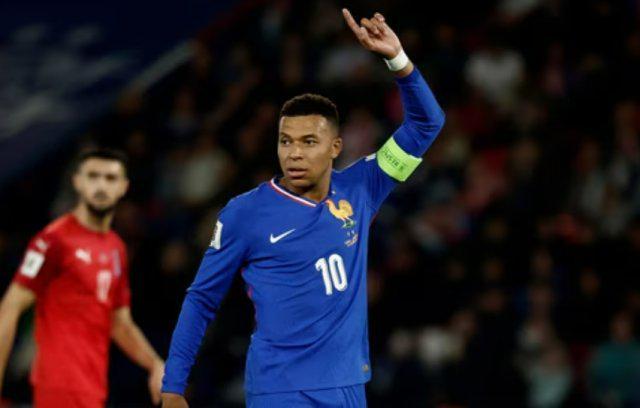 姆巴佩再进1球！距法国队史射手王仅剩4球之差