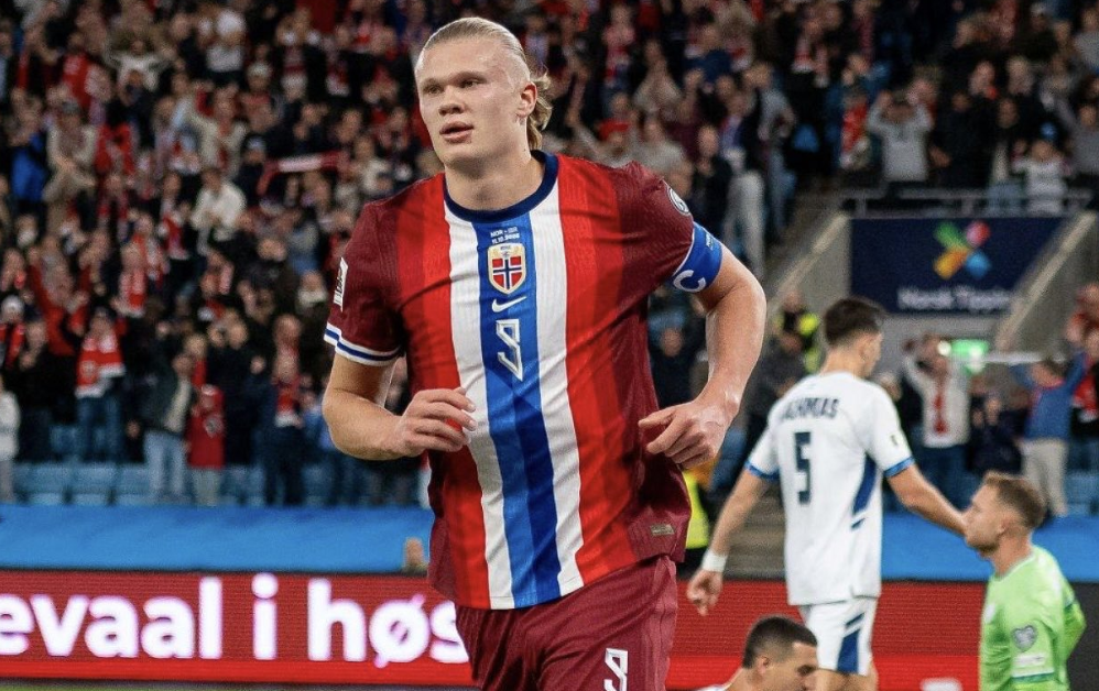 哈兰德火力全开！连续十场代表曼城及挪威队破门创纪录