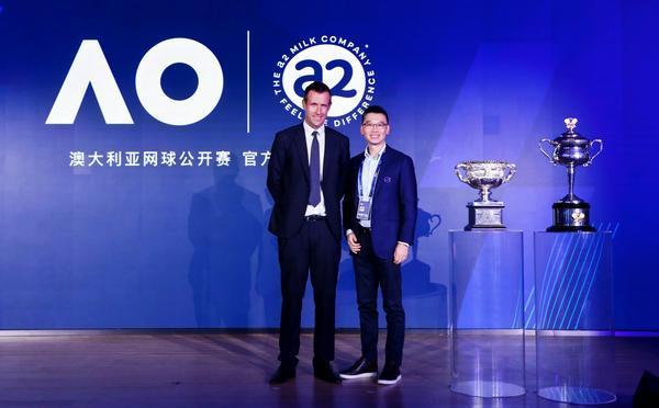a2牛奶携手澳网，共创体育与健康新里程
