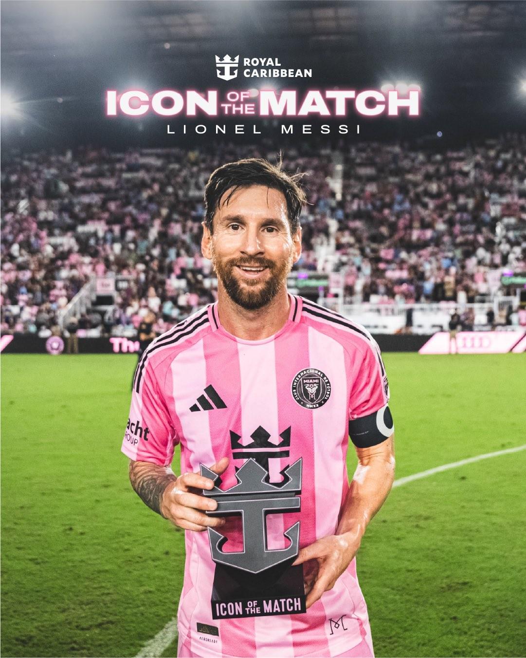 梅西2射1传闪耀全场，助迈阿密国际4-0完胜亚特兰大联