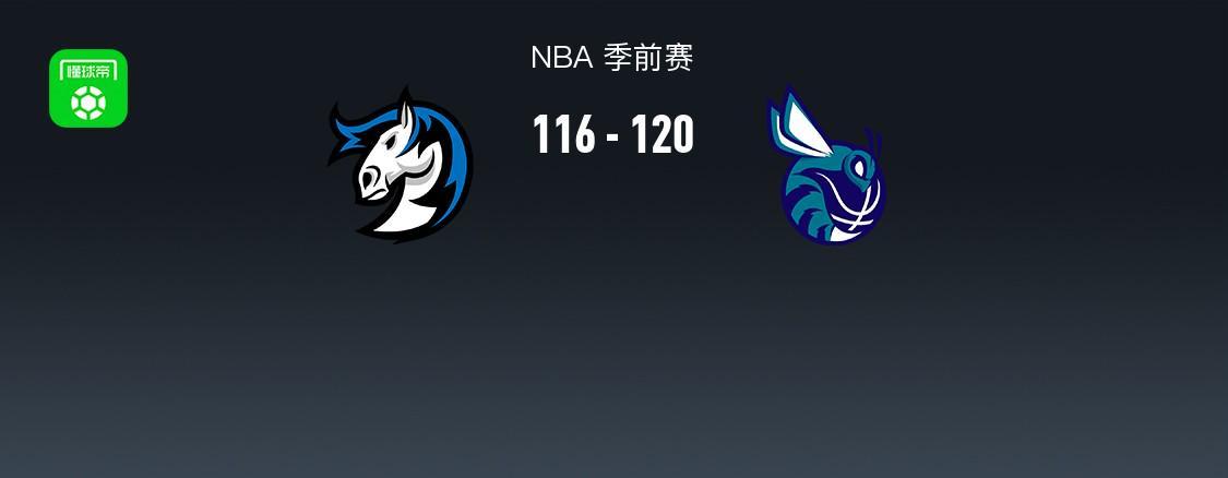 NBA季前赛战报：黄蜂120-116险胜独行侠，布里奇斯20+11表现亮眼
