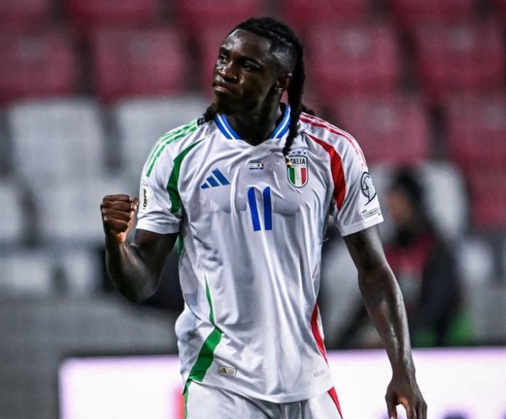 莫伊塞-基恩世预赛连场破门，创意大利队史新纪录