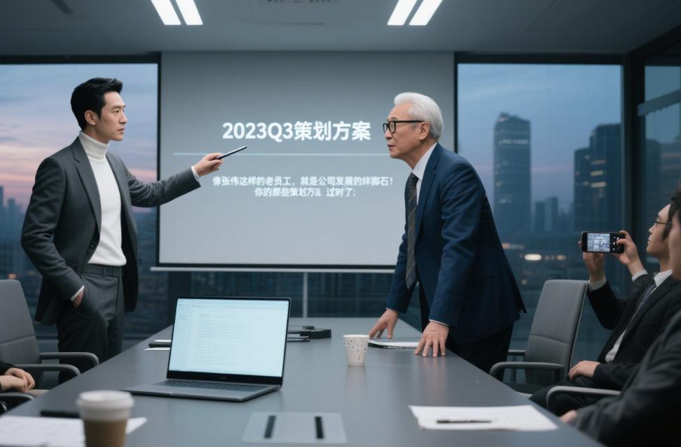 新总裁当全公司扔掉我策划，董事长无意看到后，只对他说了一句话