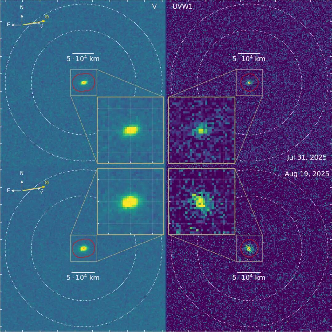 惊人发现！星际彗星3I/ATLAS每分钟喷水2.4吨