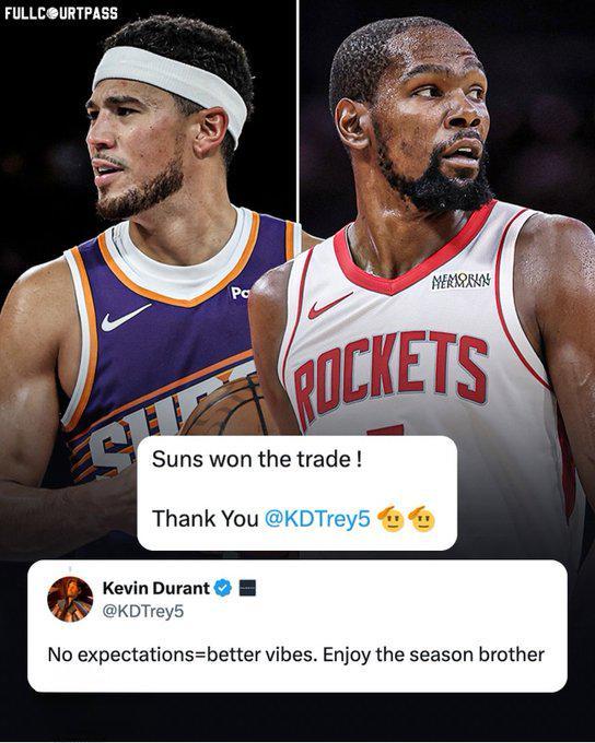 杜兰特硬核回应太阳球迷：无期望更自在，享受比赛每一刻