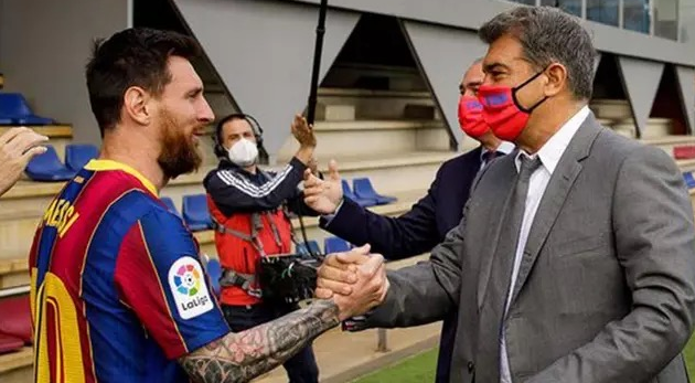 拉波尔塔：克鲁伊夫是巴萨传奇之神，将为梅西举办致敬仪式