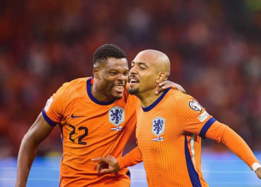 德佩独造3球助荷兰4-0胜芬兰，榜首战直通美加墨世界杯在望