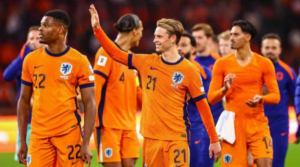 荷兰世预赛火力全开 连续三场狂轰3+进球创佳绩