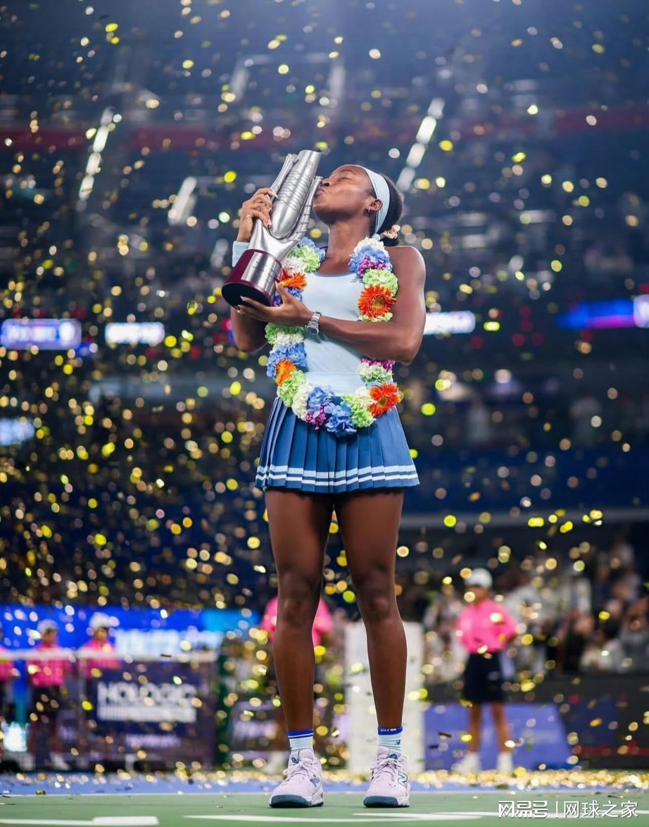 高芙直言中国为自己的福地，武网夺冠后笑言希望明年再赴故宫还愿