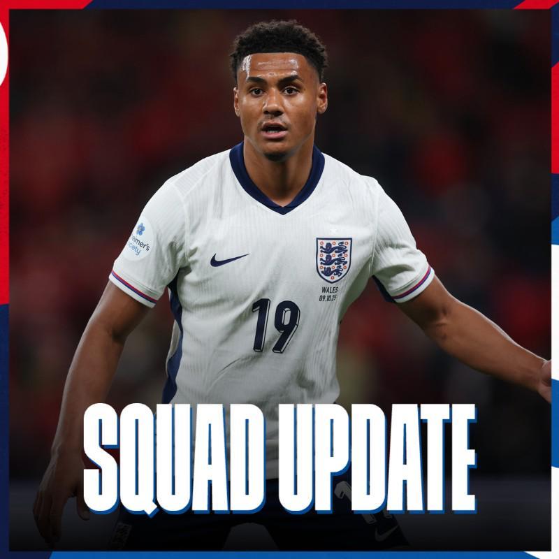 英格兰队官方确认：沃特金斯伤退，无缘对阵拉脱维亚世预赛