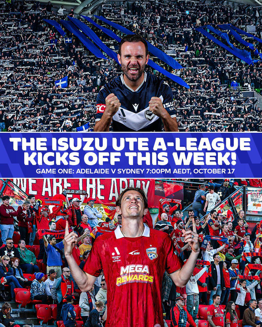 本周五开战！澳超新赛季火热来袭，马塔、古德温领衔出镜