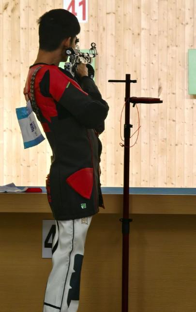 全运会男子10米气步枪：盛李豪强势夺冠，摘得个人首枚全运金牌