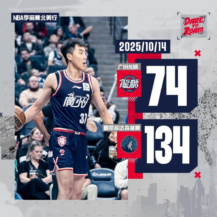 广州男篮NBA季前赛60分惨败：直面差距，展望未来成长