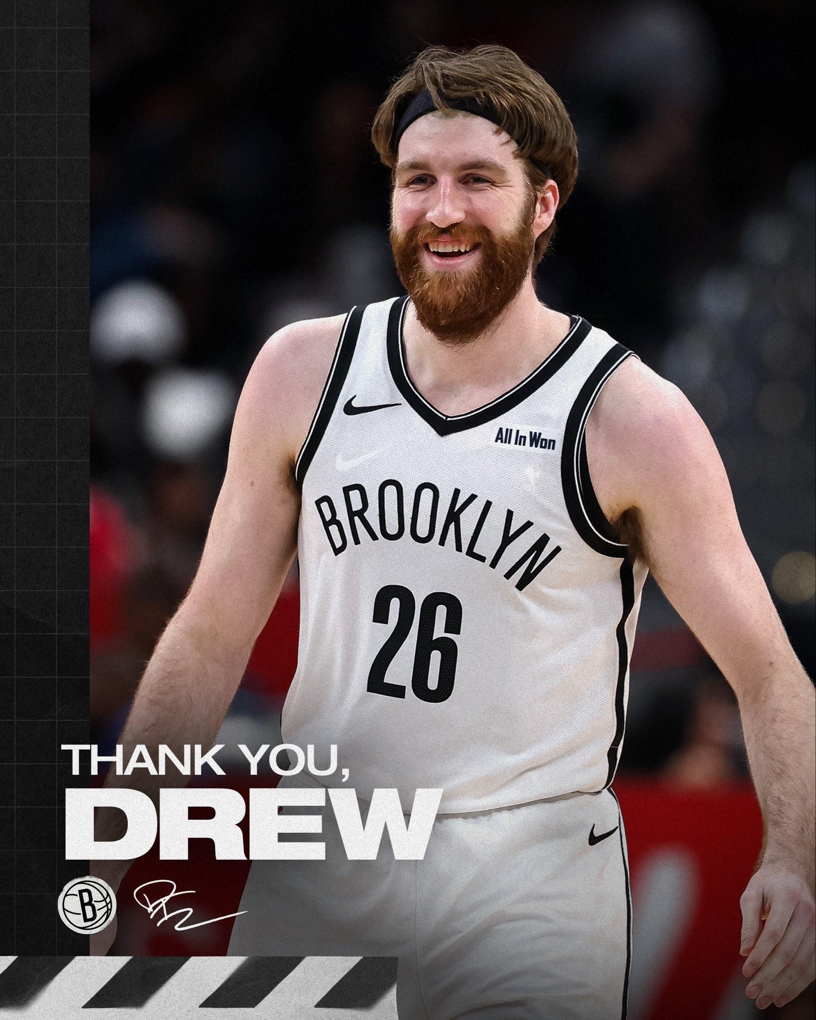 篮网官宣裁员：25岁内线德鲁-蒂米离队，上赛季场均12+7