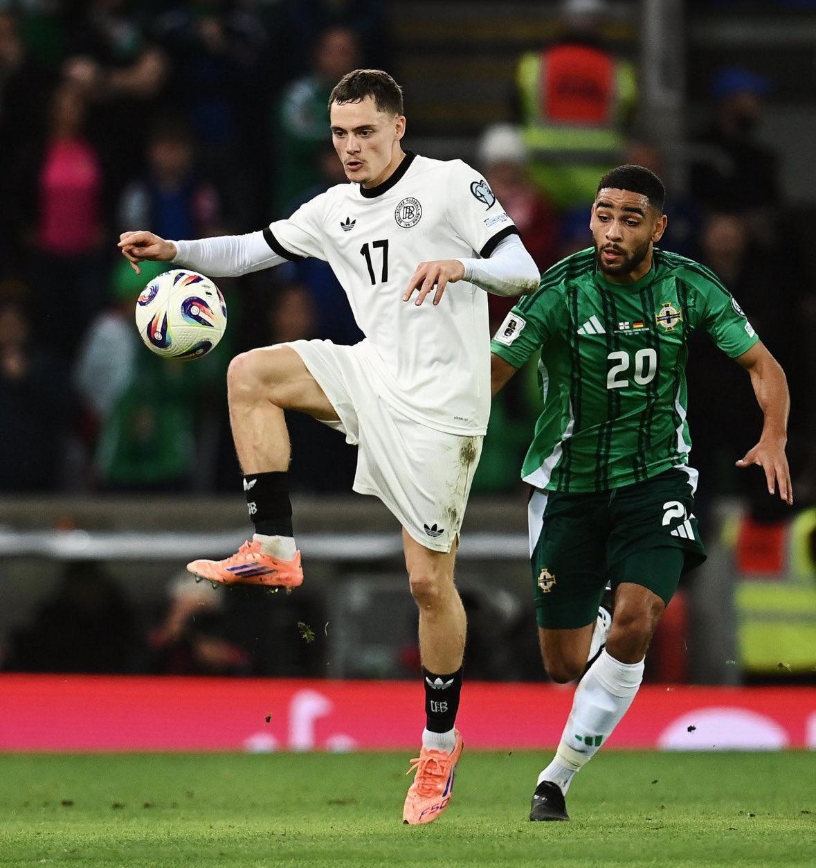 维尔茨对阵北爱尔兰全场表现：4次过人1次成功，关键传球解析