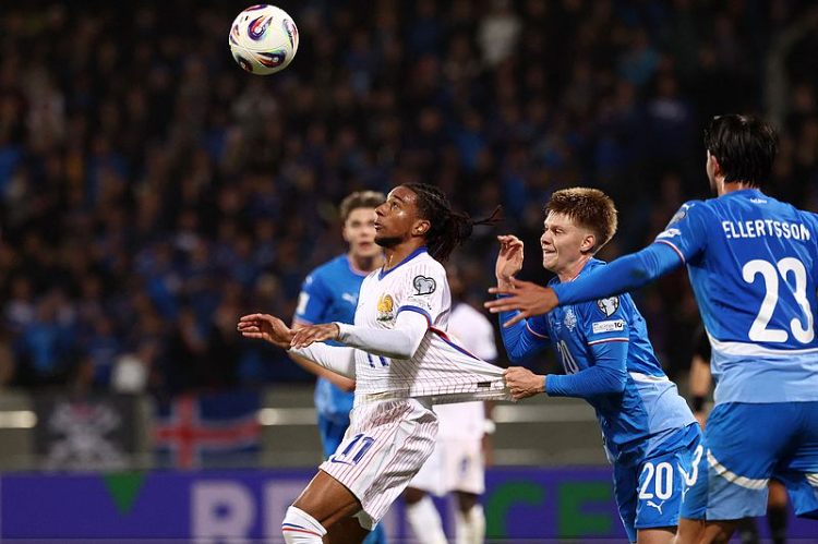 姆巴佩伤缺 法国世预赛2-2战平冰岛