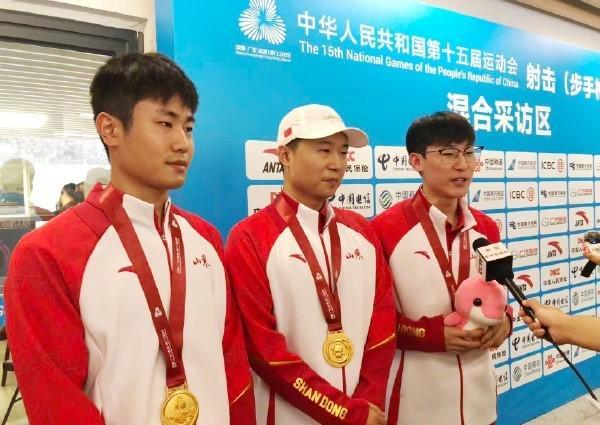 十五运会男子25米手枪速射团体：李越宏率山东队强势夺冠