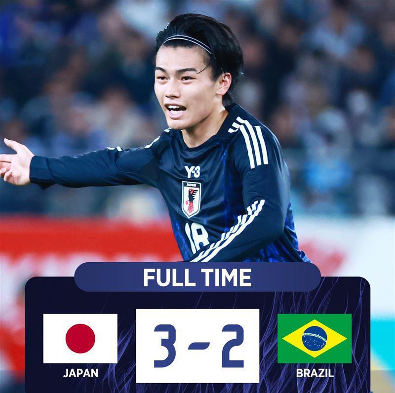 3:2惊天逆转！日本队首胜巴西，内马尔或重返欧洲助阵