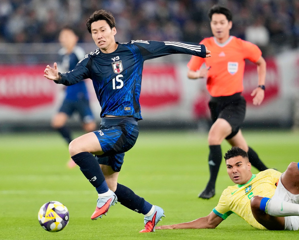 日本3-2逆转巴西创历史！亚洲劲旅终结6连败剑指世界杯