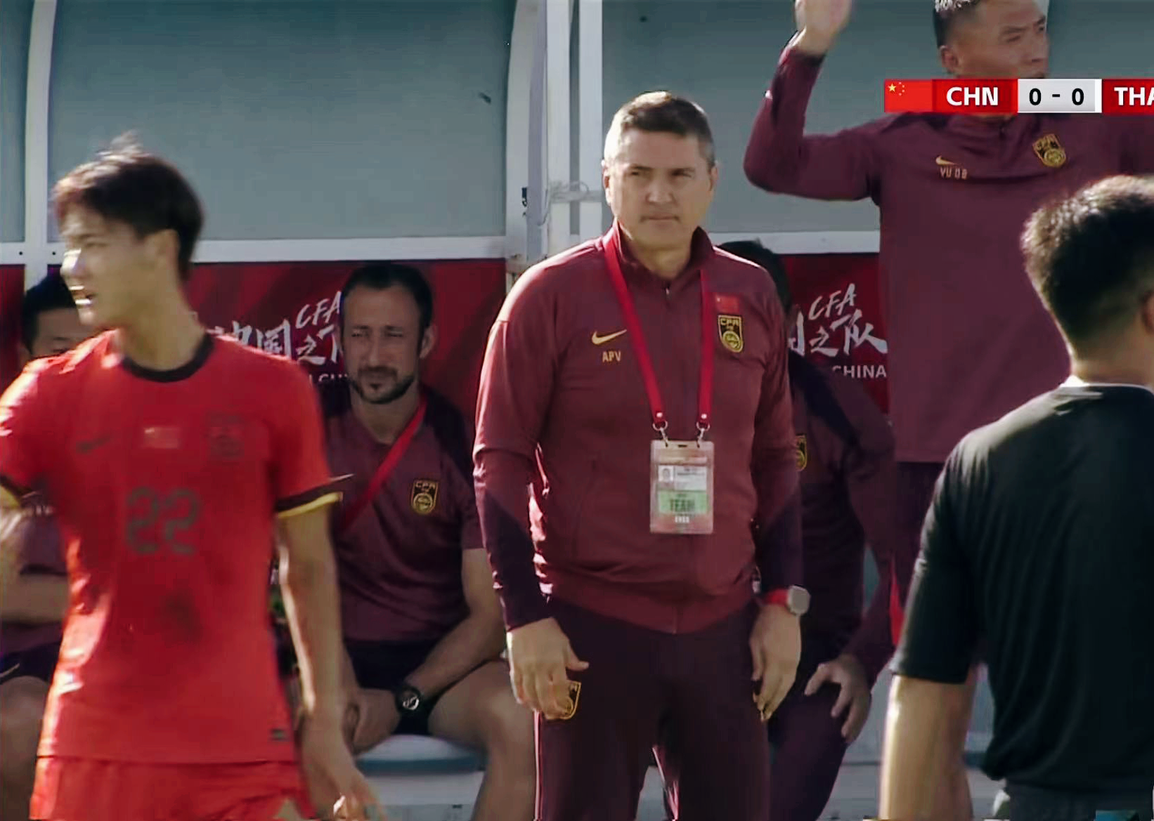 国足U22热身赛：李新翔错失绝杀，泰国争议飞铲难挡王钰栋