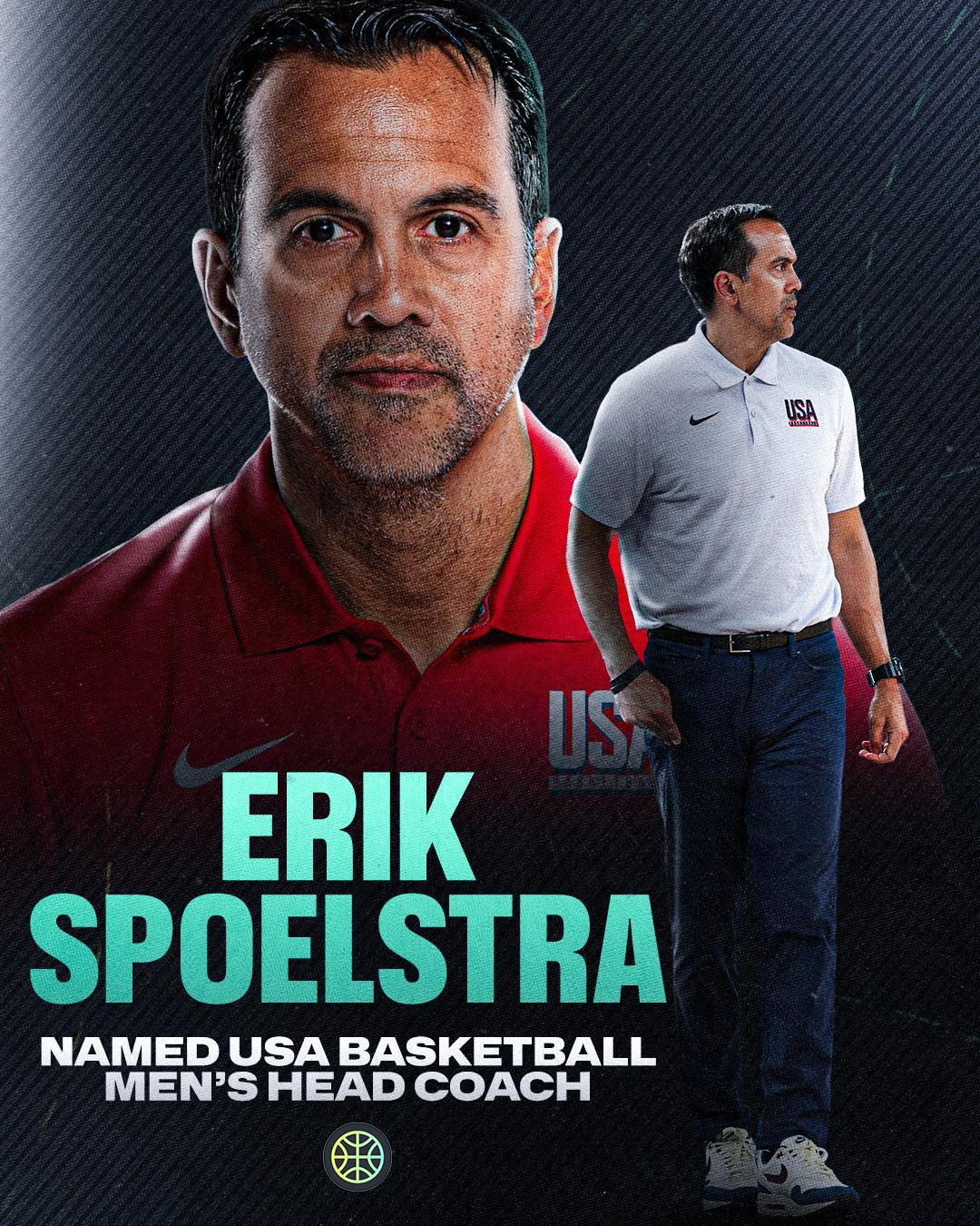 斯波尔斯特拉执掌美国男篮内幕：九月密谈获聘，不照搬热火模式