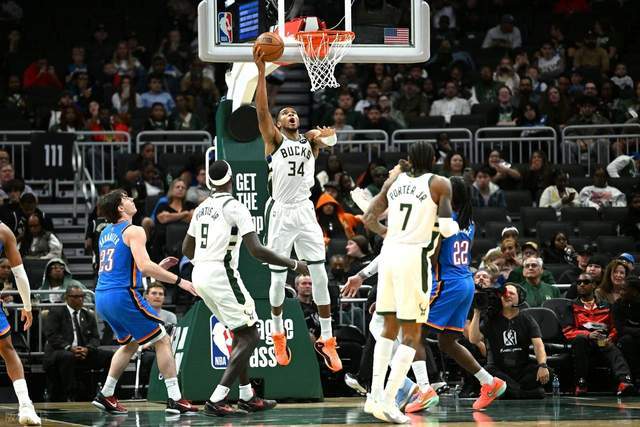 18记三分仍输球！雷霆力克雄鹿送其首败，亚历山大字母哥对飙